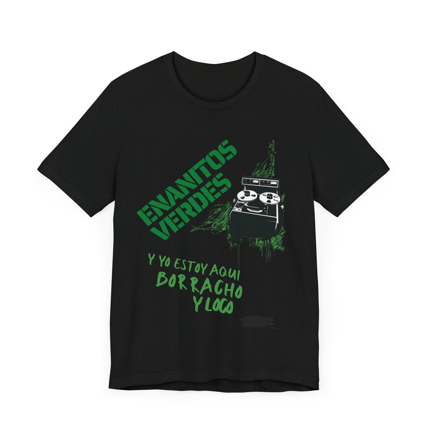 Enanitos Verdes - Borracho y Loco (2) - Men's Jersey Short Sleeve Tee
