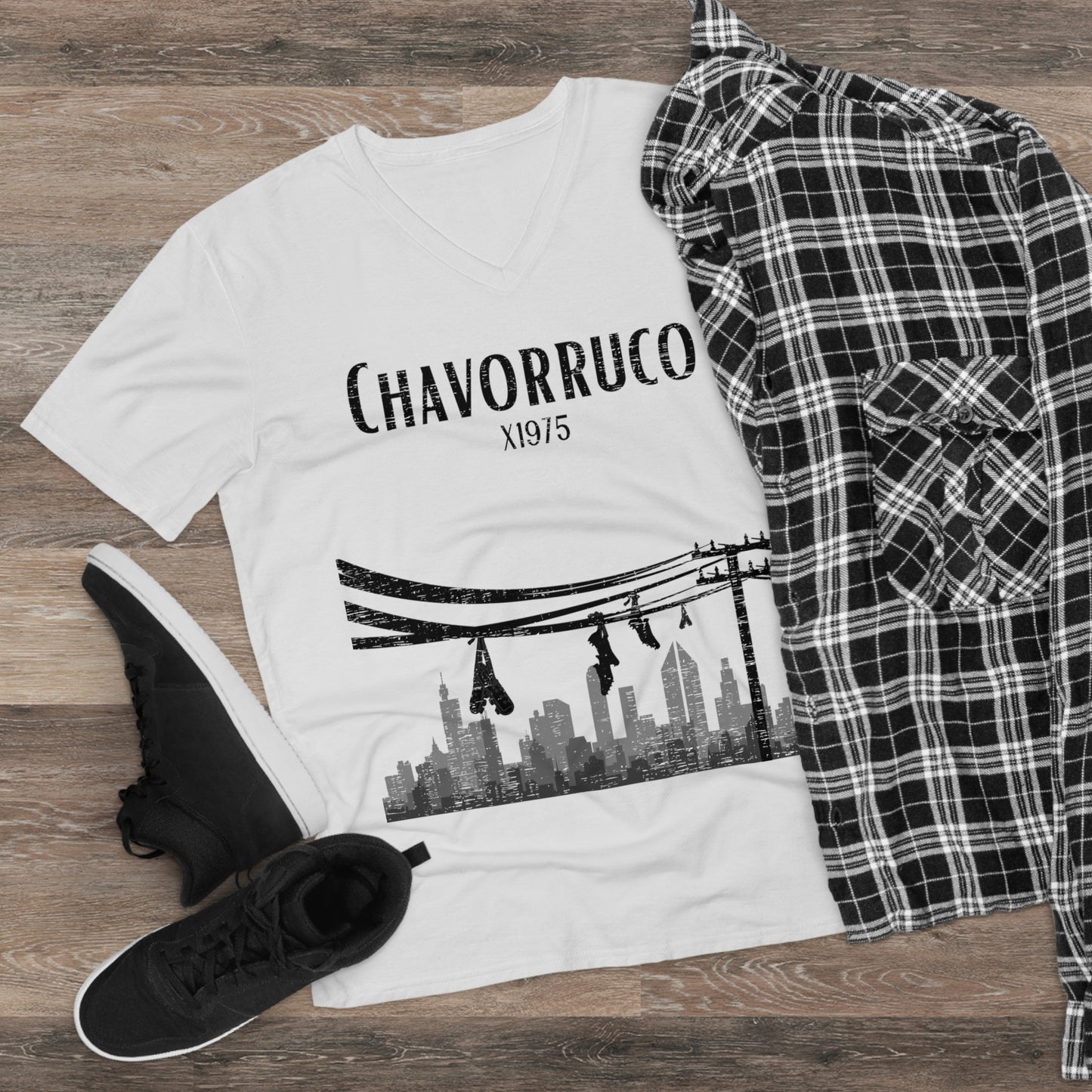 Chavorruco - City Life - Men's Lightweight V-Neck Tee