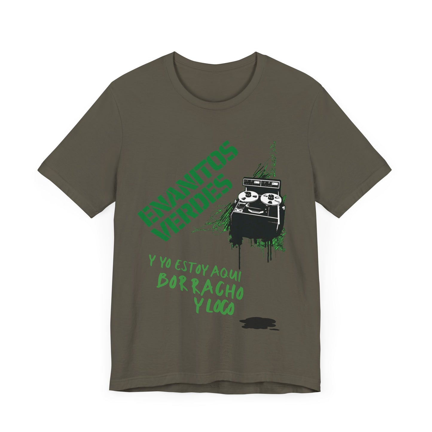 Enanitos Verdes - Borracho y Loco (2) - Men's Jersey Short Sleeve Tee