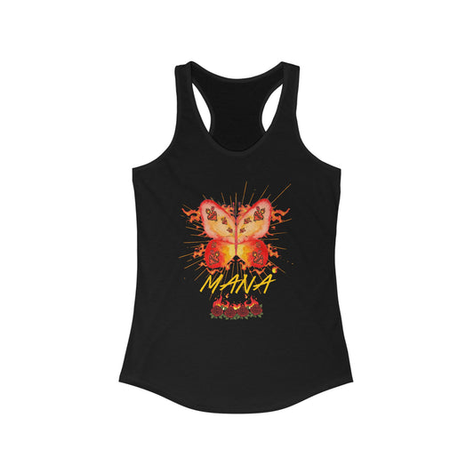 Mariposa Traisonera - Mana Women's Racerback Tank (Petite)