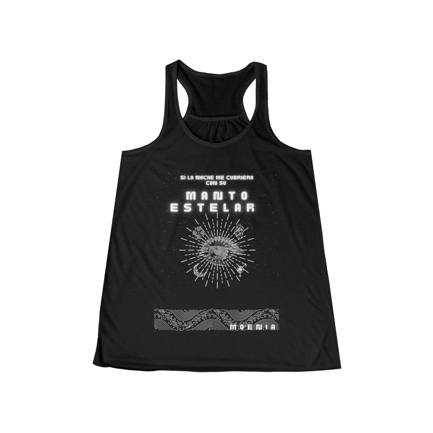 Manto Estelar - Women's Flowy Racerback Tank