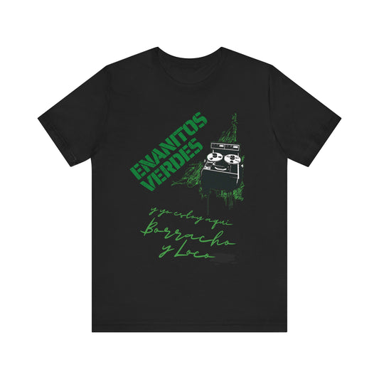 Enanitos Verdes - Borracho y Loco - Men's Jersey Short Sleeve Tee