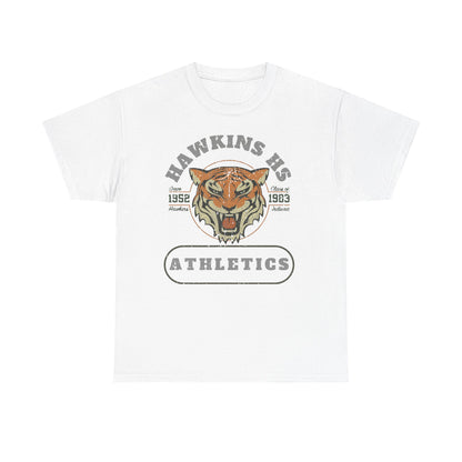 Hawkins High School - One Side Unisex Heavy Cotton Tee