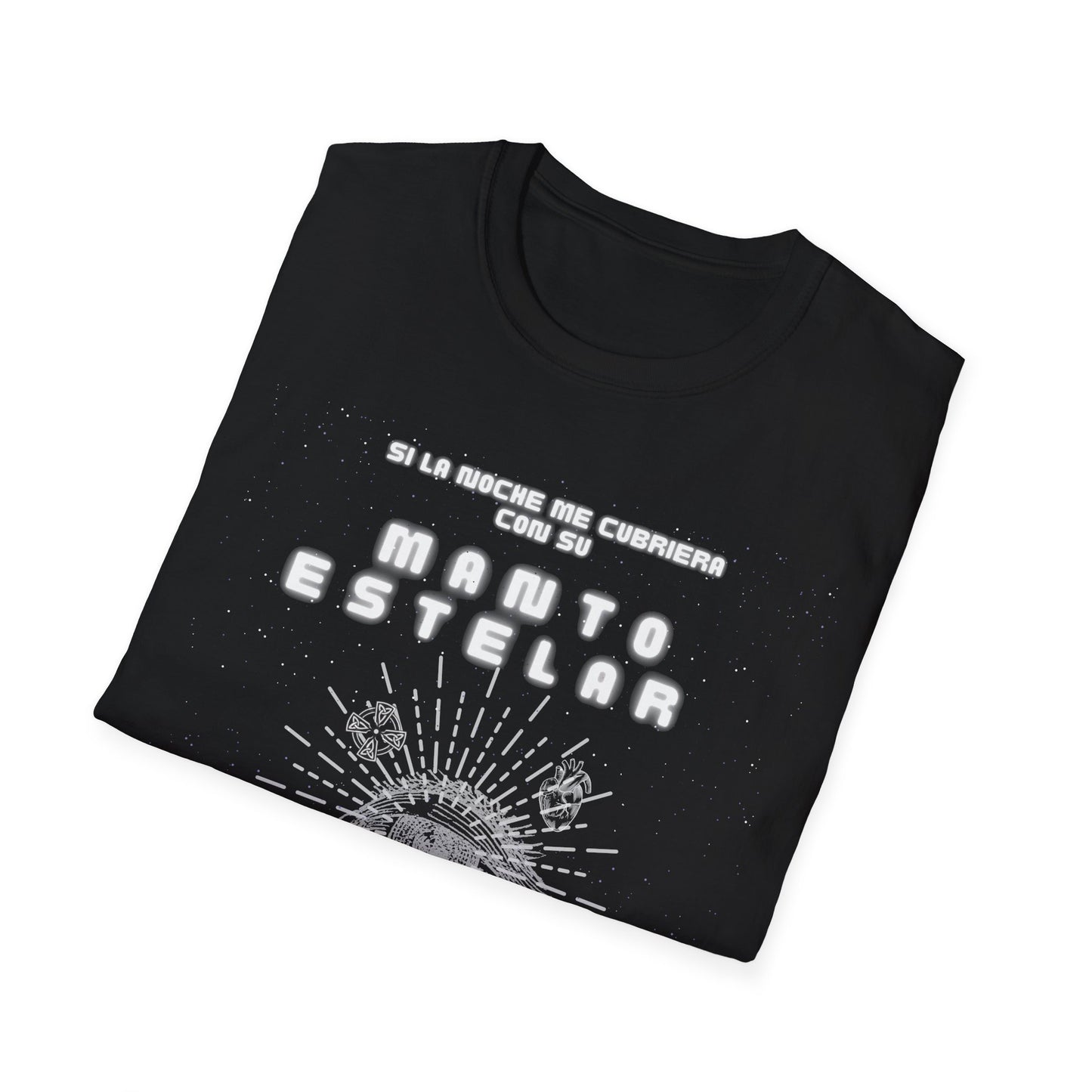 Men's Moenia Softstyle T-Shirt - Manto Estelar - Black