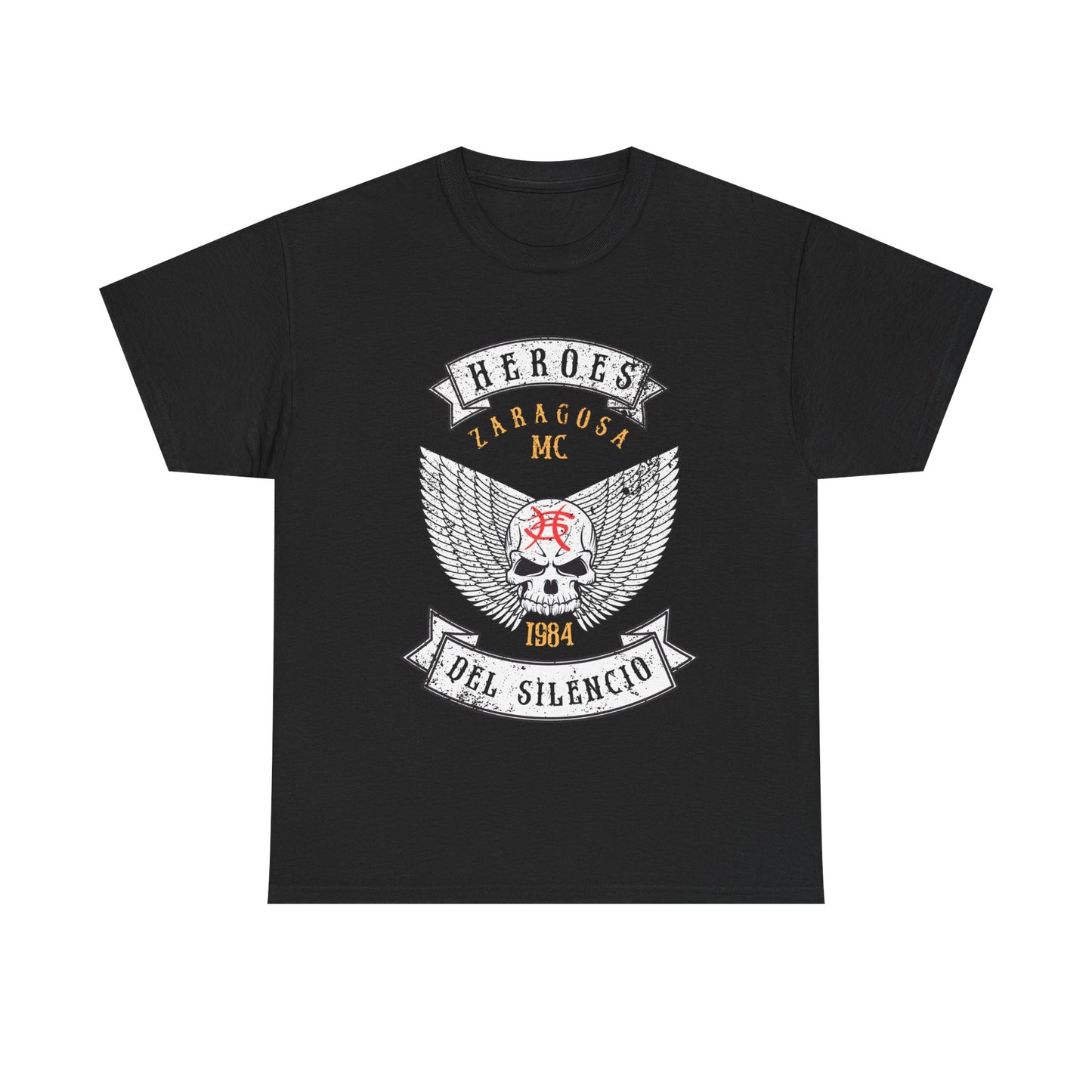 Heroes Del Silencio - Biker Club Wings - Men's (Unisex) Heavy Cotton Tee