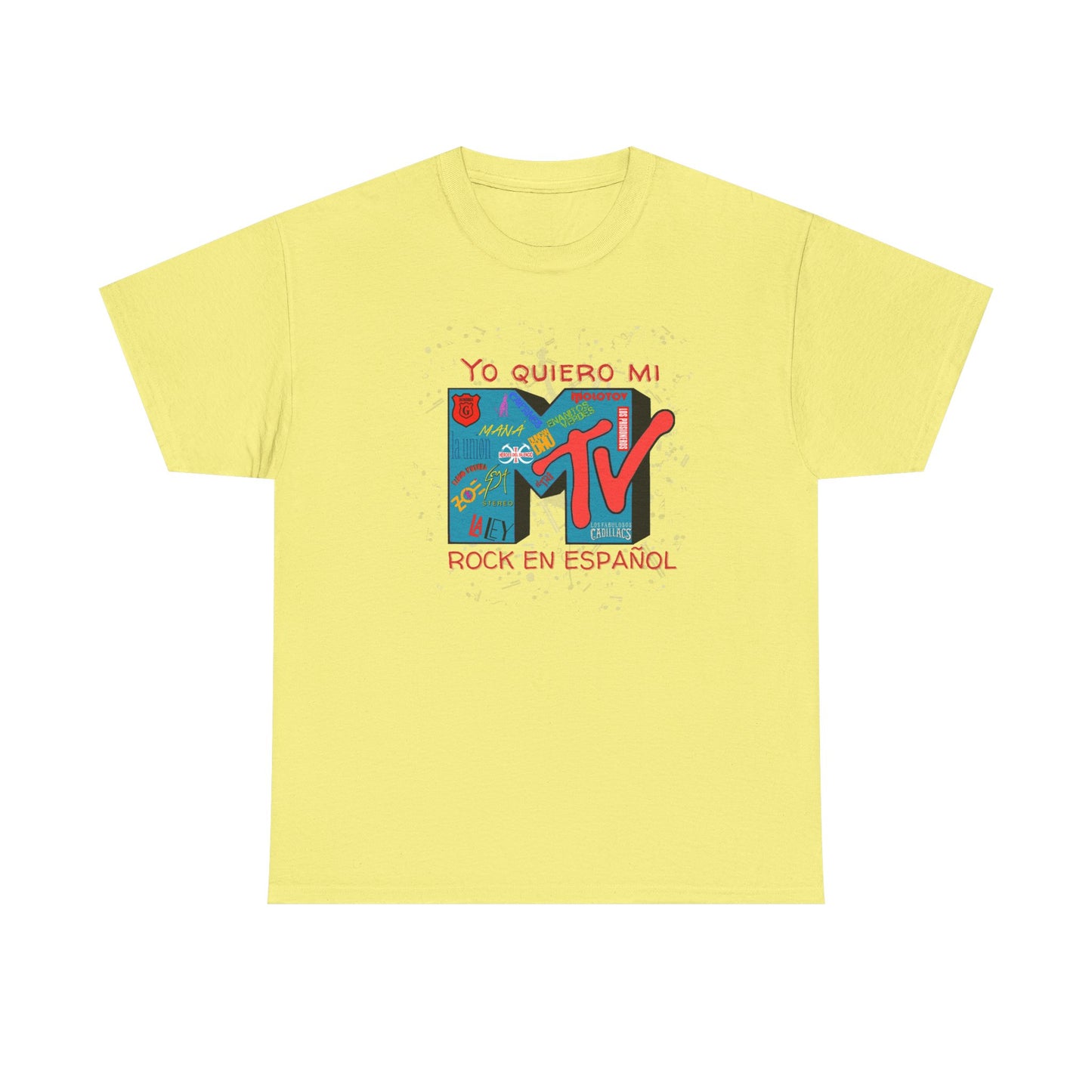 MTV Rock en Espanol - Men's (Unisex) Heavy Cotton Tee