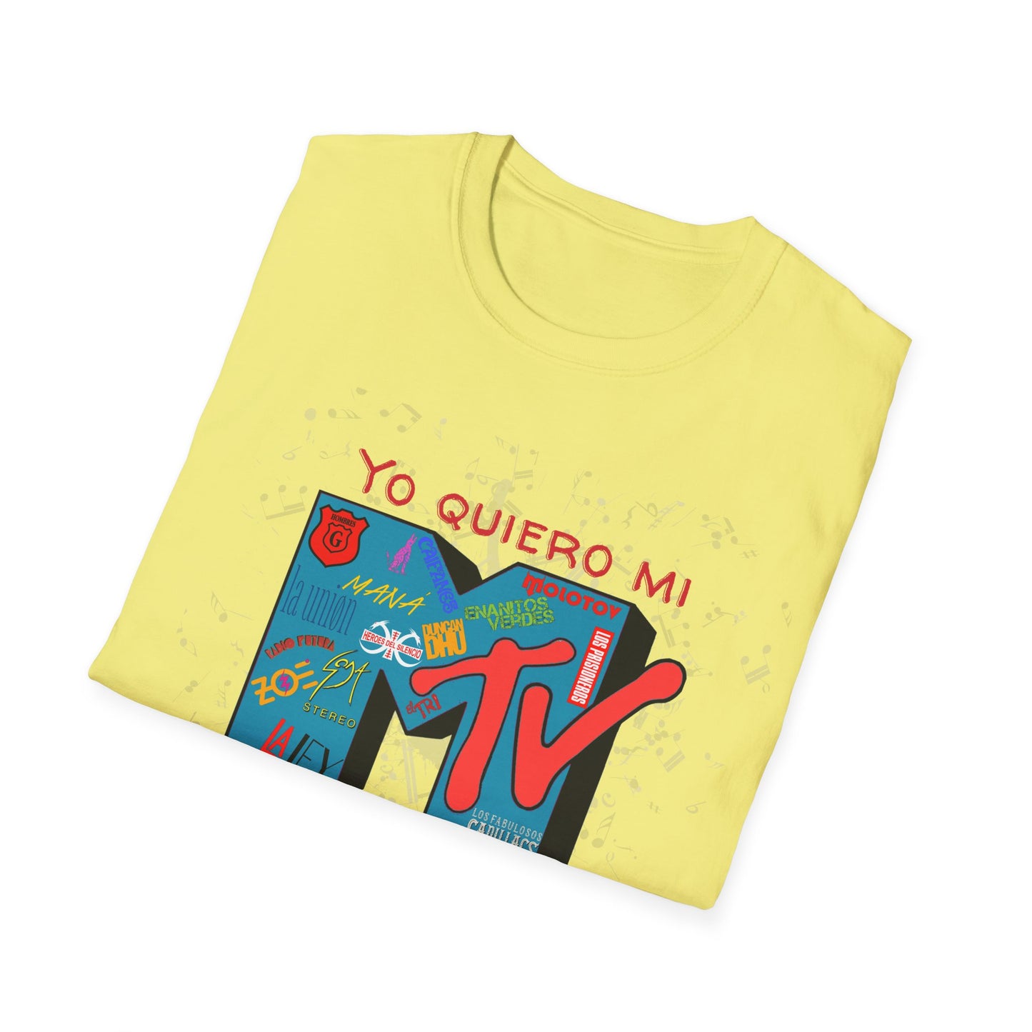 Rock en Espanol MTV - Womens Softstyle T-Shirt (Unisex)