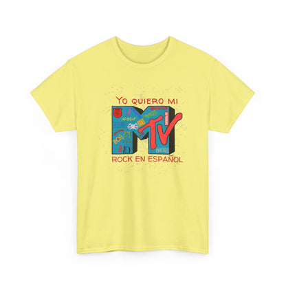 MTV Rock en Espanol - Men's (Unisex) Heavy Cotton Tee