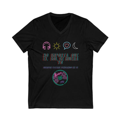 No importa que el sol se muera - Moenia - Retro - Men's Lightweight V-Neck Tee