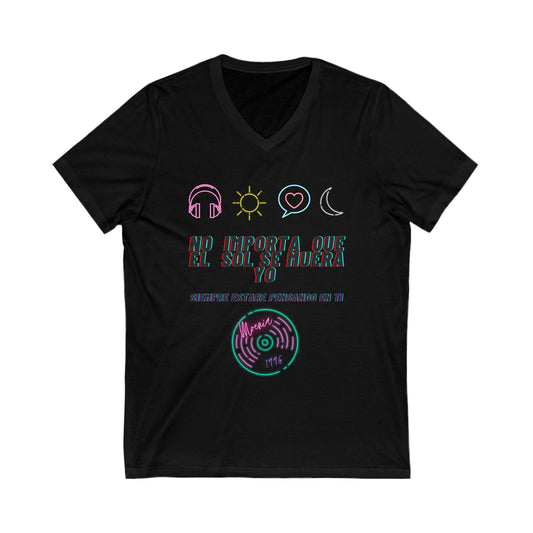 No importa que el sol se muera - Moenia - Retro - Men's Lightweight V-Neck Tee