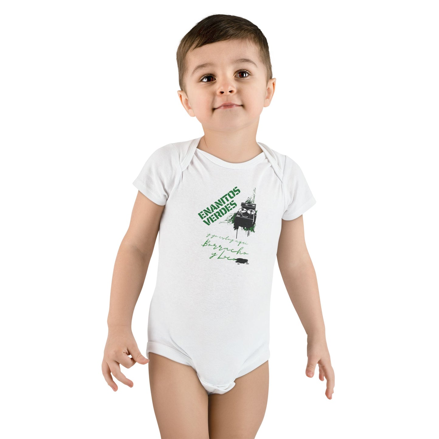 Enanitos Verde- Y yo estoy aqui - Baby Short Sleeve Onesie®