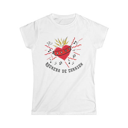 Rockera de Corazon - Women's Softstyle Tee