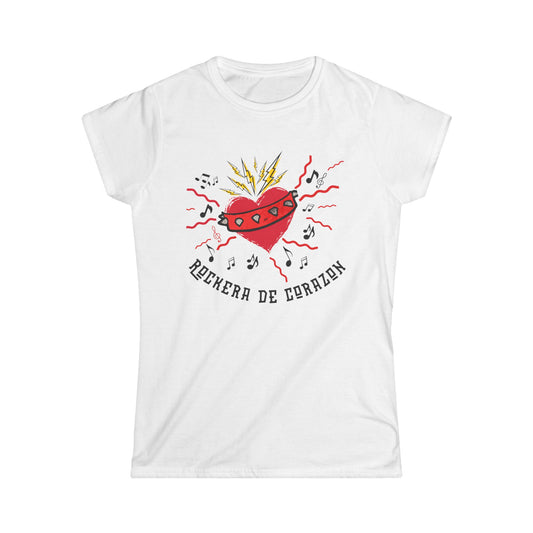 Rockera de Corazon - Women's Softstyle Tee