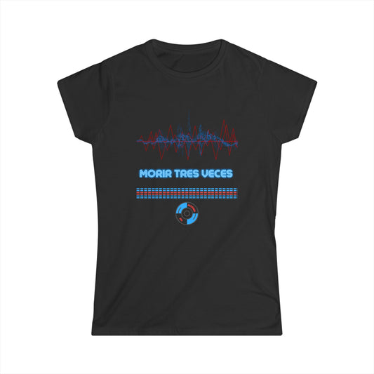Women's Moenia Softstyle Tee - Morir Tres Veces - Black