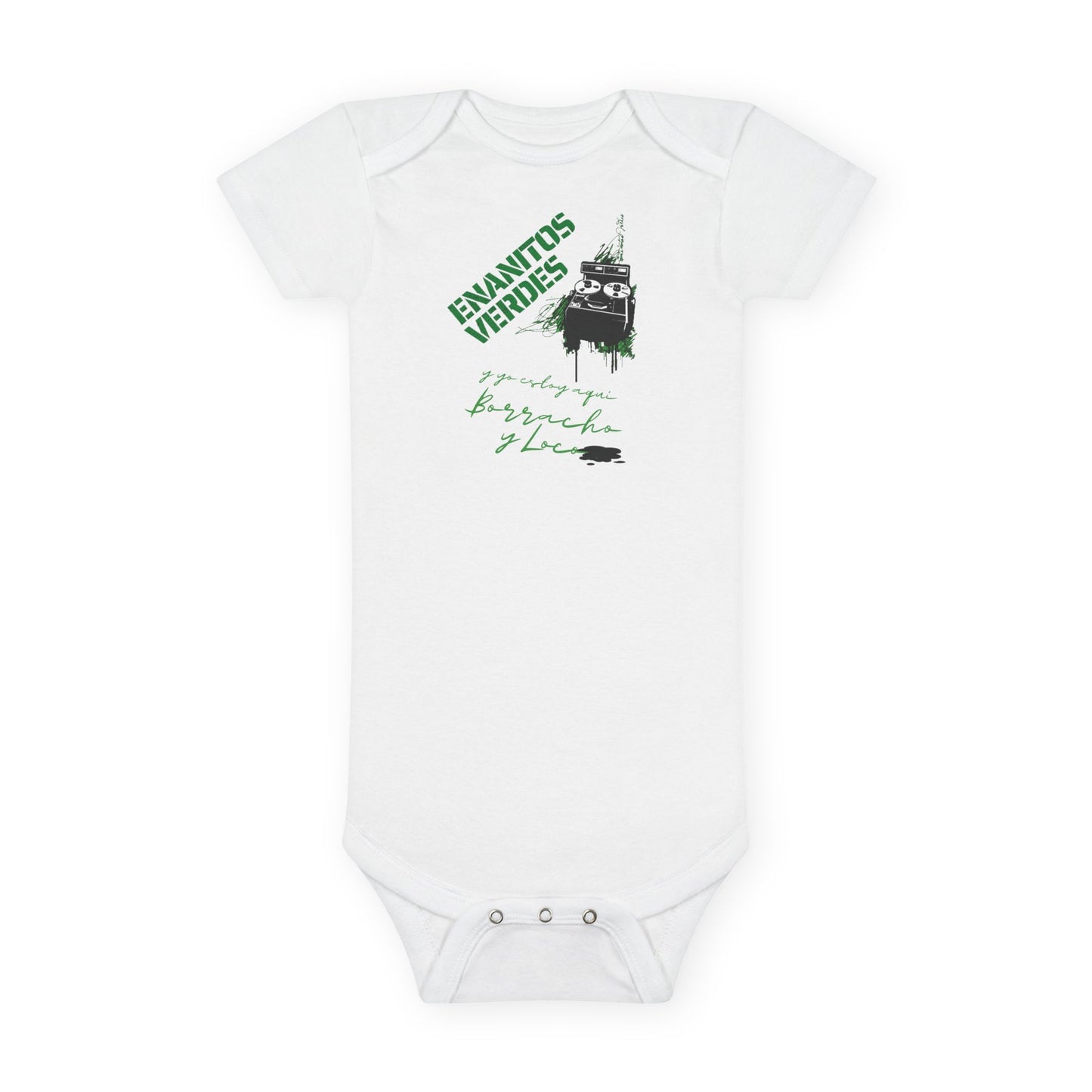 Enanitos Verde- Y yo estoy aqui - Baby Short Sleeve Onesie®