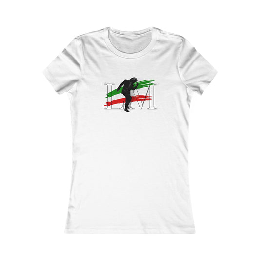LM MX  - Luis Miguel - Women's The Boyfriend Tee -White (Petite Size)