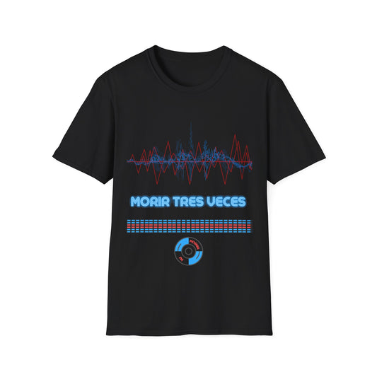 Men's Moenia Softstyle T-Shirt- Morir Tres Veces - Black
