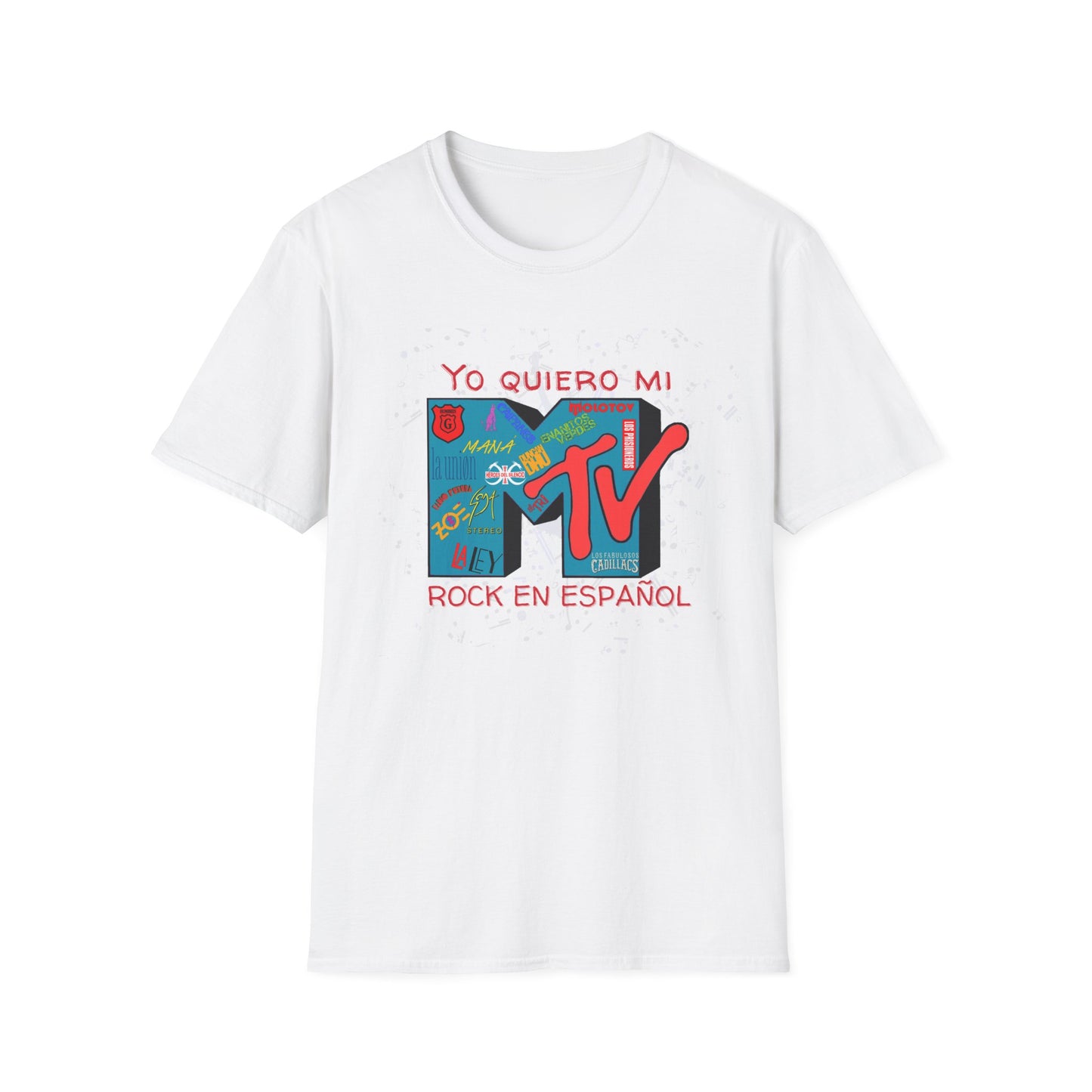Rock en Espanol MTV - Womens Softstyle T-Shirt (Unisex)