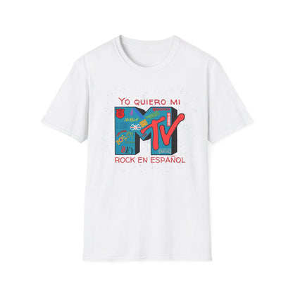 Rock en Espanol MTV - Womens Softstyle T-Shirt (Unisex)
