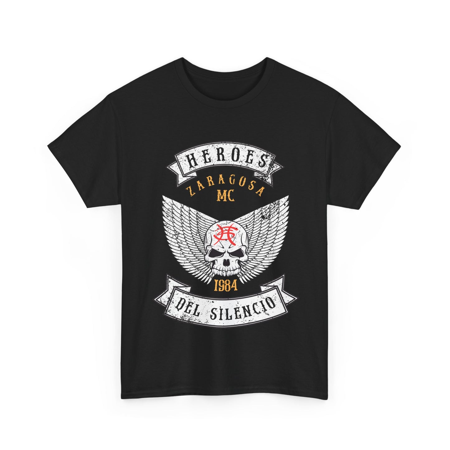 Heroes Del Silencio - Biker Club Wings - Men's (Unisex) Heavy Cotton Tee