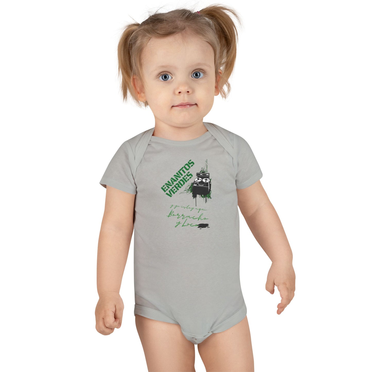 Enanitos Verde- Y yo estoy aqui - Baby Short Sleeve Onesie®
