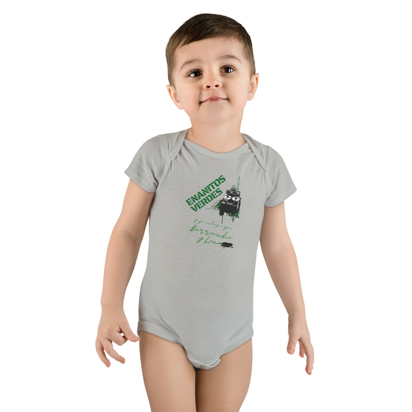 Enanitos Verde- Y yo estoy aqui - Baby Short Sleeve Onesie®