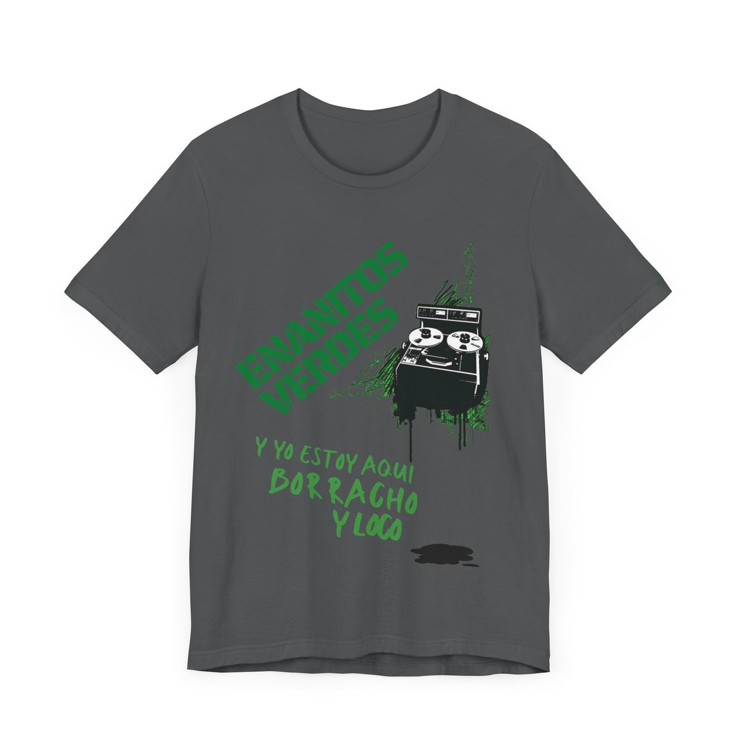 Enanitos Verdes - Borracho y Loco (2) - Men's Jersey Short Sleeve Tee