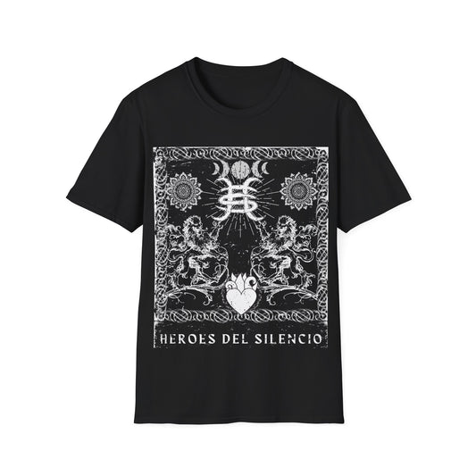 Heroes del Silencio (Leones en blanco) - Unisex Softstyle T-Shirt
