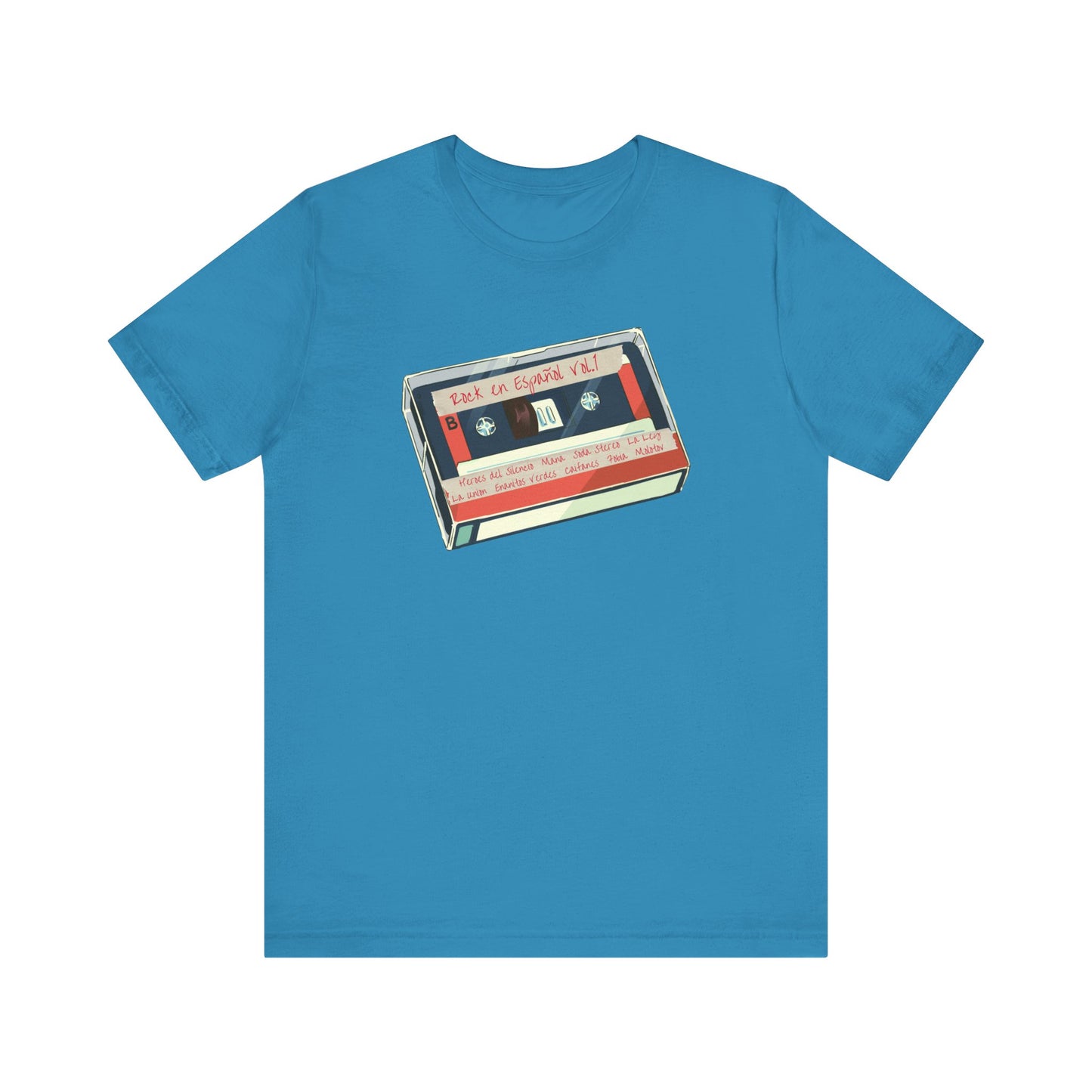 Rock En Español (Fun Colors) - Mens Jersey Short Sleeve Tee