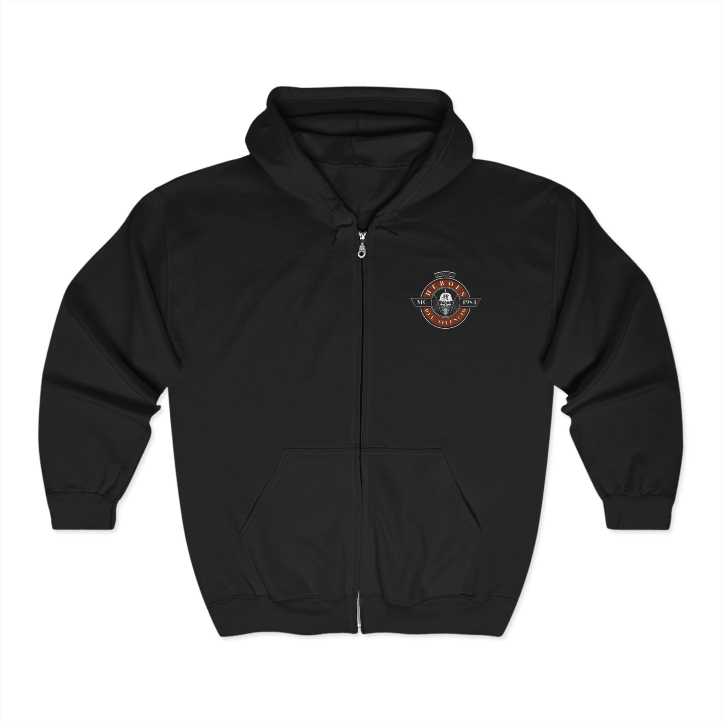 Heroes del Silencio - Biker Club - Men or Women Premium Full Zip Hoodie