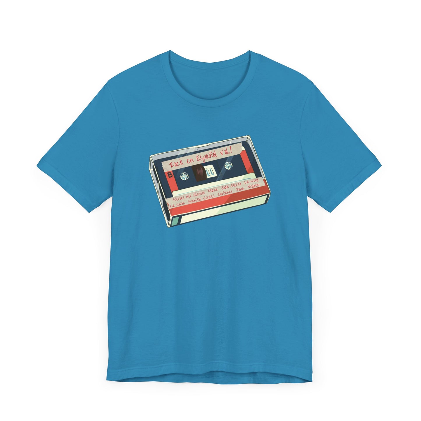 Rock En Español (Fun Colors) - Mens Jersey Short Sleeve Tee