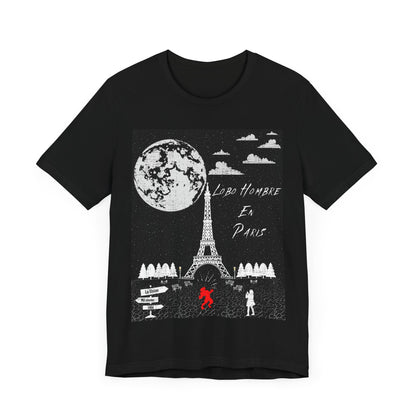Men's Jersey Short Sleeve Tee - Lobo Hombre En Paris