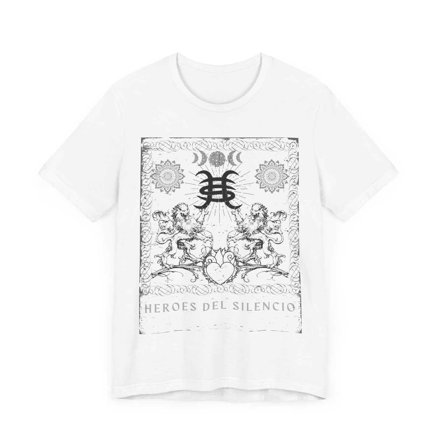 Leones - Heroes Del Silencio  - Men's Short Sleeve Tee (Crew Neck)