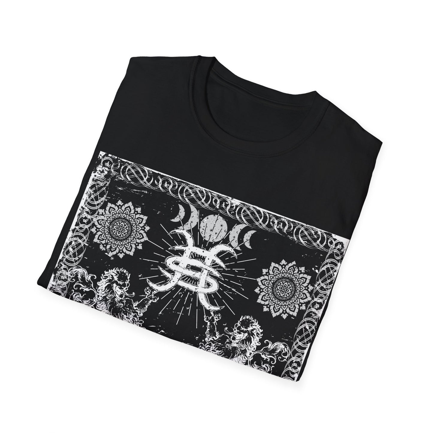 Heroes del Silencio (Leones en blanco) - Unisex Softstyle T-Shirt