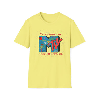 Rock en Espanol MTV - Womens Softstyle T-Shirt (Unisex)